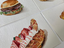 Load image into Gallery viewer, 明信片水彩班 - 烘焙系列丨Postcard Water Painting Workshop