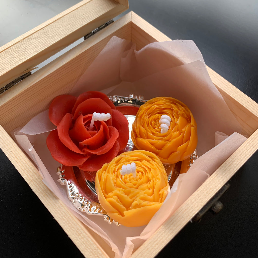 Flower Lover 蠟燭禮物木盒