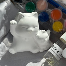 Load image into Gallery viewer, 【DIY材料包】 手繪親子招財貓擴香石｜Lucky Cat Aroma Stone DIY Kit
