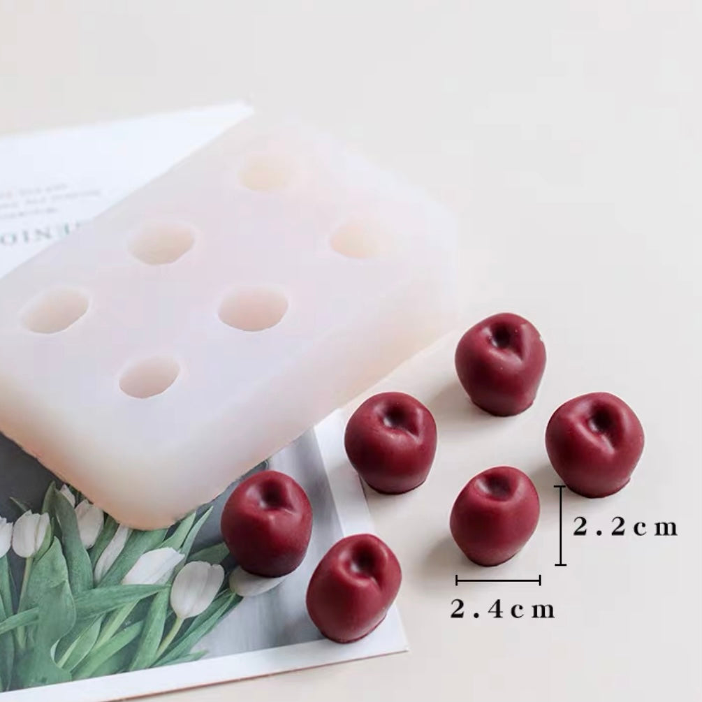 櫻桃6孔矽膠模具丨Cherry Silicon Mold (6 holes)